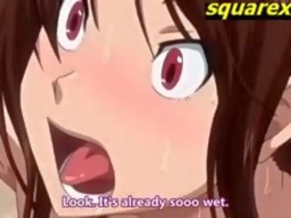 Kietas anime mergelė buddy su karštas cutie šūdas