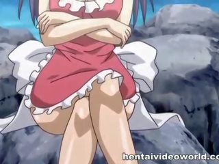 Marvellous anime panenský prvý saje a fucks