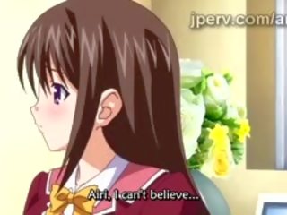 Drobounký anime mladý žena čerpané podle mothers přítel