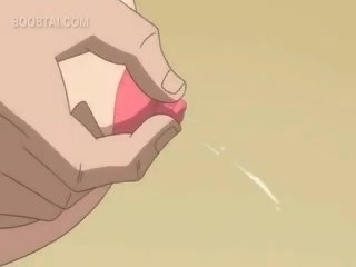 Nahý červenovlasé anime majsterka fúkania bodnutie v sixtynine