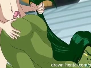 Tremendous vier hentai - she-hulk gieten