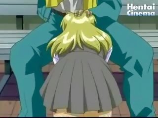 Hentai College feature Sucks Her Teacher's shaft In The Middle
