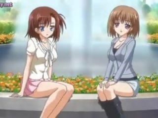 Pusaudze anime izsaukums meitene izpaužas ieskrūvē