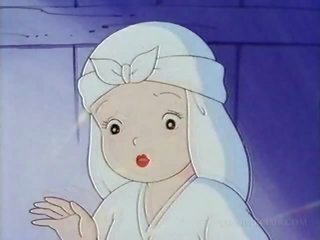 Alasti anime nunn võttes porno jaoks a esimene aeg