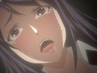 Anime prostituert leker henne stram rumpehull