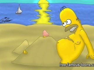 Simpsons hentai sucio película
