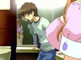 Veľký anime miláčik dostane pička fingered
