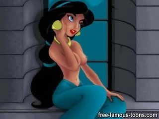 Aladdin 과 재스민 속 섹스 비디오