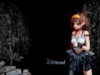 3d hentai anime seductress wird gefickt hündchen unter den rock