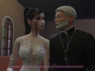 &lbrack;trailer&rsqb; bruid genieten de laatste dagen voor krijgen married&period; xxx klem met de priest voor de ceremony - ondeugend betrayal